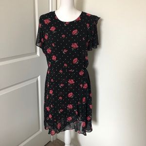 Adalyn Rae faux wrap dress